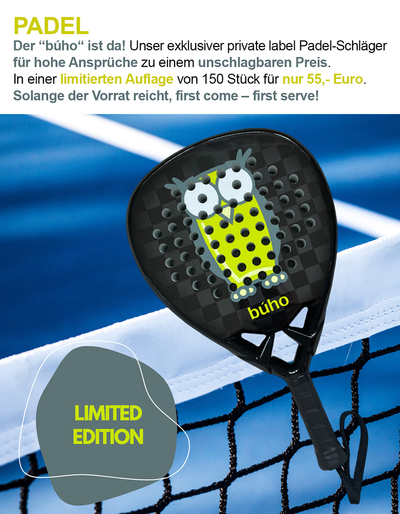 buho private label Padel-Schläger